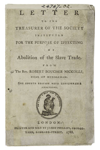 Front page of 'The Abolition of the Slave Trade'